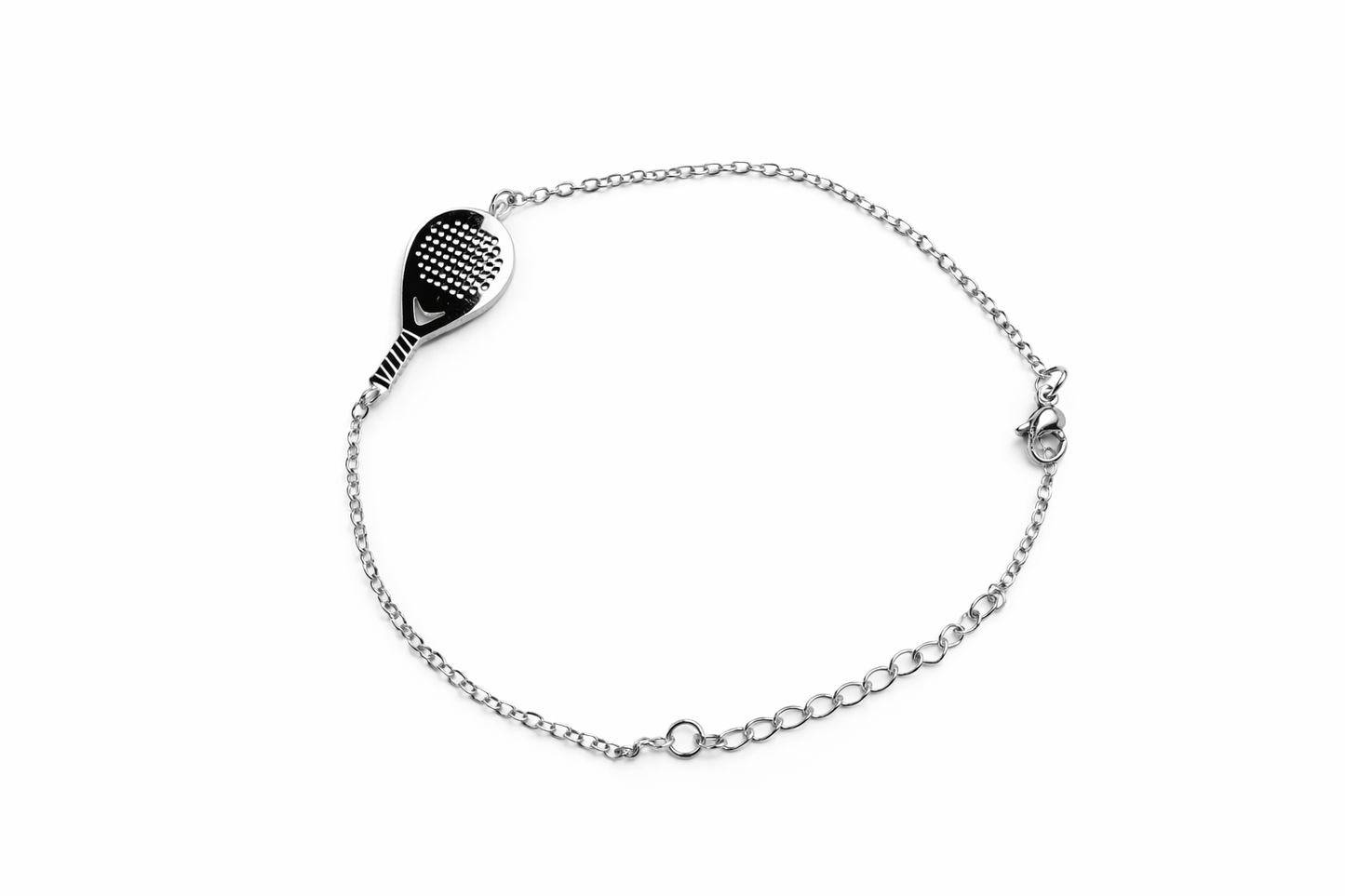 Padel Racket Charm Bracelet